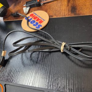 Original AC Cord (2 wire) w/ plugs from a nice midland 863b base station radio