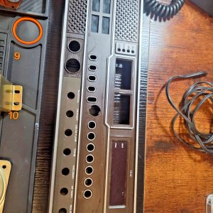 REALLY NICE FRONT PANEL FOR THE S.B.E. LAND COMMAND BASE STATION CB RADIO