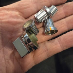 Cobra 21 XLR Chrome Control Knob Set