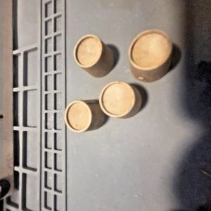 SET OF KNOBS FOR MUSTANG II BASE STATION CB RADIO, NO DRYROT