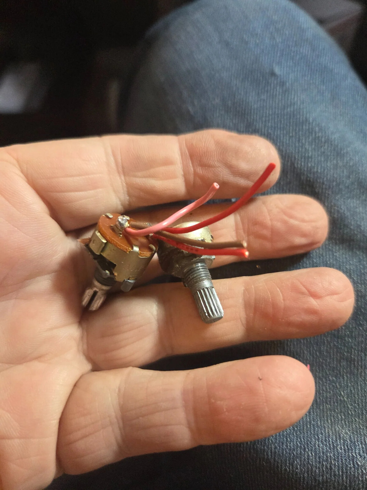 COLT 357A Mini CB Radio Pair of Wired Control Potentiometers