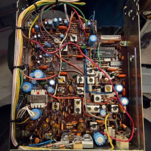 Cobra 21 XLR Main Circuit Boards Channel Selector Display and Chassis