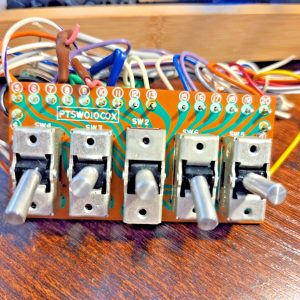 FRONT PANEL SWITCHES FOR HY-GAIN VIII BASE STATION CB RADIO