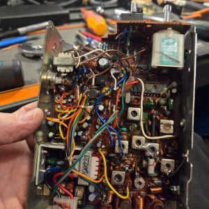 Cobra 19XS Main Circuit Board Front Board and Chassis Assembly