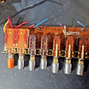 COMPLETE SET OF PUSH BUTTON SWITCHES (WORKING) SBE LAND COMMAND BASE STATION CB